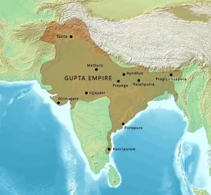 Gupta Empire Map