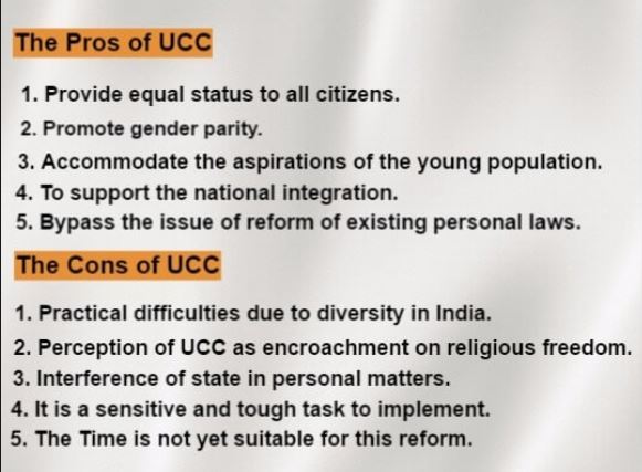 assignment on uniform civil code