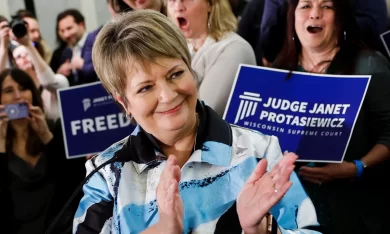 Liberal Janet Protasiewicz Wins Wisconsin Supreme Court Election