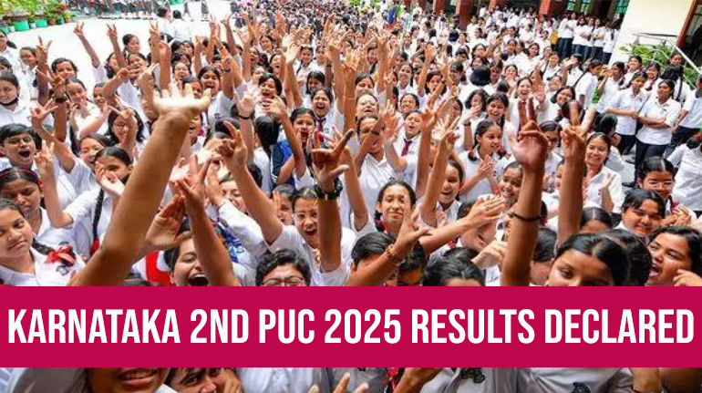 Karnataka 2nd PUC Result 2025 Declared