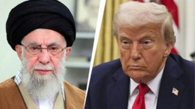 Missile streaks over Tehran in the Israel-Iran conflict on June 18, 2025