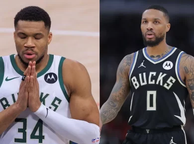 Giannis Antetokounmpo Upset After Bucks Waive Damian Lillard to Sign Myles Turner