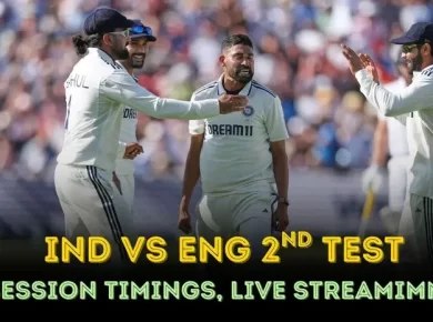 Catch all the action from ENG vs IND 2nd Test Day 3! Get exact session timings, live streaming details, and match insights as India chase 7 wickets at Edgbaston.