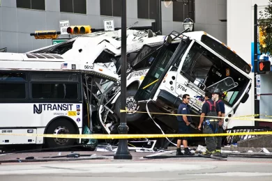Port Authority Bus Crash in NYC – 14 Injured, NJ Transit Service Resumes After Major Delay