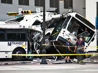 Port Authority Bus Crash in NYC – 14 Injured, NJ Transit Service Resumes After Major Delay