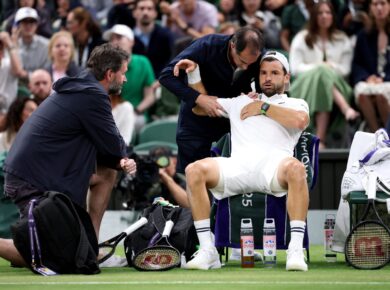 Wimbledon 2025 Grigor Dimitrov Injury Ends Brave Battle Against Sinner