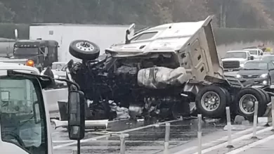 Westbound 91 Freeway Yorba Linda Semi‑Truck Crash Closes Lanes: SigAlert Issued