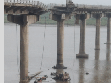 Gujarat Bridge Collapse: 9 Dead After Vehicles Plunge Into River