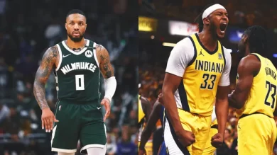 Giannis Antetokounmpo Reacts to Bucks Waiving Damian Lillard in Myles Turner Deal