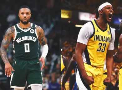 Giannis Antetokounmpo Reacts to Bucks Waiving Damian Lillard in Myles Turner Deal