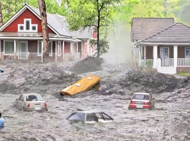 Flash Floods Ruidoso: House Swept Away as Water Surges 20 Ft