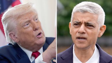 Trump reignites row with nasty Sadiq Khan as Starmer responds