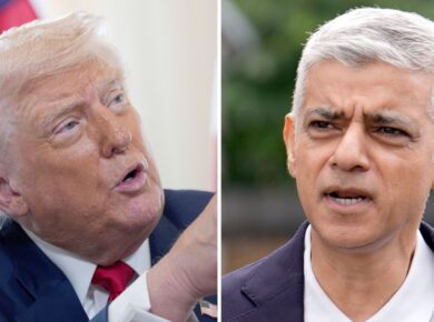 Trump reignites row with nasty Sadiq Khan as Starmer responds