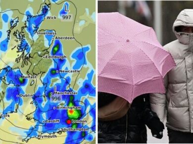 UK 600‑mile rainstorm forecast: Sweeping rains from Highlands to Devon