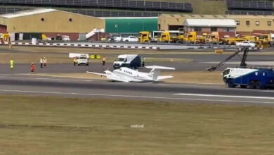 Birmingham Airport incident: Runway shutdown after light aircraft emergency landing