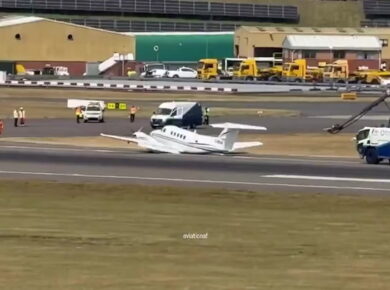 Birmingham Airport incident: Runway shutdown after light aircraft emergency landing
