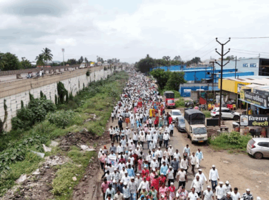 Kolhapur’s Massive Silent March Demands Mahadevi Elephant’s Return