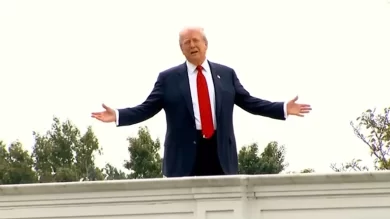 Rooftop Questions: Trump's Unlikely White House Walk and nuclear missiles