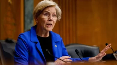 Warren Falls Senate Floor 2025 – Elizabeth Warren Stumbles During Israel Vote, Republicans Offer Bipartisan Help