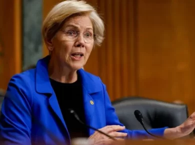 Warren Falls Senate Floor 2025 – Elizabeth Warren Stumbles During Israel Vote, Republicans Offer Bipartisan Help