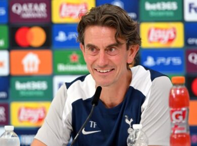 Thomas Frank Praises Tottenham Players After Narrow PSG Defeat in UEFA Super Cup