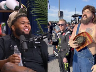 Druski Whiteface NASCAR Skit: Comedian Goes Undercover as Redneck at Darlington