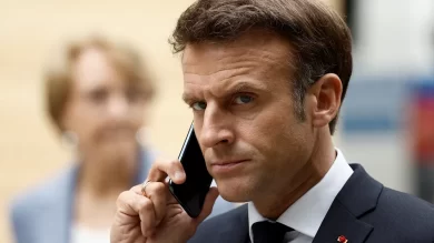 Macron Calls Trump Amid New York Motorcade Jam“Guess What?”