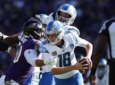 Winners and Losers from Ravens vs. Lions: Detroit's Relentless Pass Rush Steals the Night
