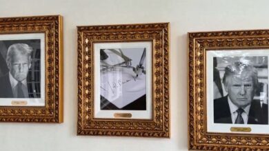 Trump’s White House Display Trump White House Display Replaces Biden Portrait With Autopen