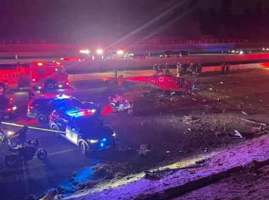 Sacramento helicopter crash: REACH Air helicopter crashes on Hwy 50