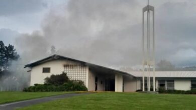 Te Hauke Church Fire Leaves Only Jesus Portrait Untouched Hawke’s Bay Tragedy