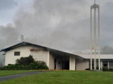 Te Hauke Church Fire Leaves Only Jesus Portrait Untouched Hawke’s Bay Tragedy