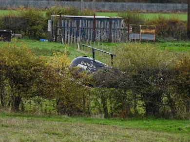 Helicopter Crash in Doncaster man dies and child, two adults injured