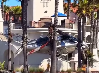 Helicopter Crash in Huntington Beach Ongoing Investigation into Bell 222 Incident