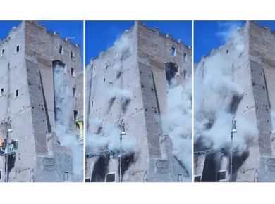 🏛️ Rome Medieval Tower Collapse Worker Trapped Another Injured After Torre dei Conti Partially Falls During Renovation