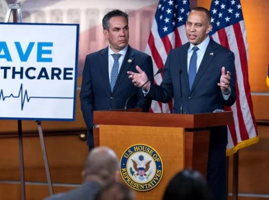 Democrats Oppose Shutdown Bill Amid Health Care Fight  Healthcare Funding Showdown