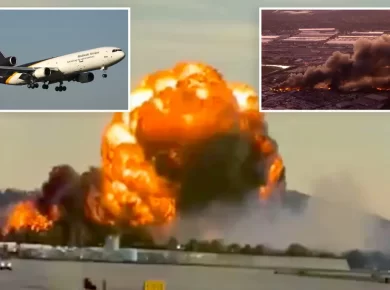 Louisville plane crash UPS cargo aircraft near Muhammad Ali International Airport