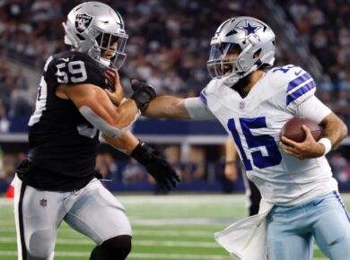 Raiders vs Cowboys – Cowboys Blowout Win on MNF as Dak Prescott Throws 4 Touchdowns