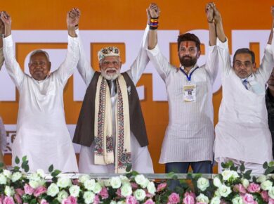 Bihar Election Trends: Modi Alliance Dominates Early Count