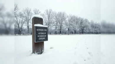 Cold and Windy Weather Forecast for New Year 2026: Arctic Air Grips the Eastern U.S.