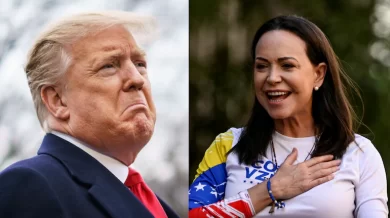 Maduro Opponent Machado Nobel Prize to Trump — Machado Nobel Prize Gesture and Swag Bag Outcome