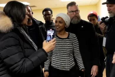 Rep. Ilhan Omar Sprayed With Unknown Substance at Minnesota Town Hall