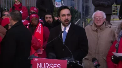 Nurses Strike NYC: Mamdani and Sanders Back Mount Sinai Nurses Strike for Safe Staffing