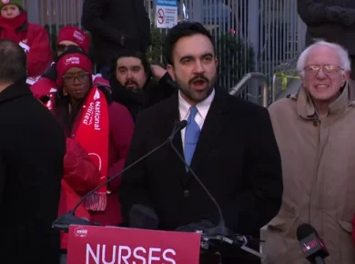 Nurses Strike NYC: Mamdani and Sanders Back Mount Sinai Nurses Strike for Safe Staffing